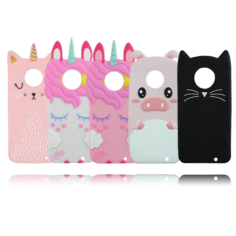 

For Moto G6 Plus Phone Cases Silicone Back Cover Coque For Fundas Motorola Moto G6 Plus Cute Cartoon Soft Skin