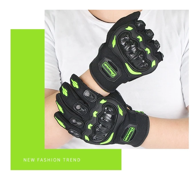 Новые всесезонные дышащие мотоциклетные перчатки/гоночные беговые перчатки/уличные спортивные перчатки 3 цвета