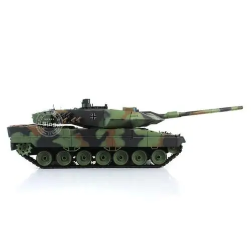 Leopard2A6 rc Танк 3889 Ver3 полностью металлический шасси 1/16 индивидуальные камуфляж зеленый TH00940