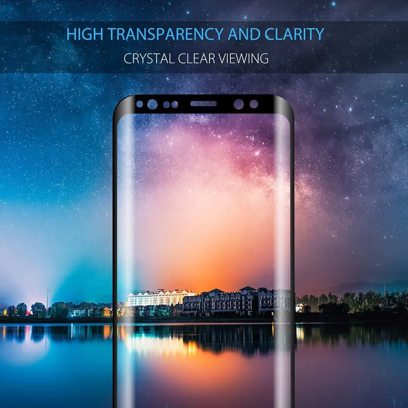 Защитное стекло с полным покрытием для Samsung S9 чехол защитная пленка из