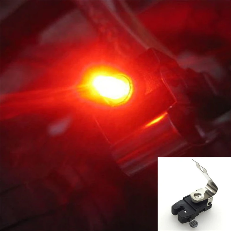 

Mini Travel CR1025 Battery Wheel Spokes Bike Brake Light Mountain Bicycle Led Light Limited Real Cycling Accessories