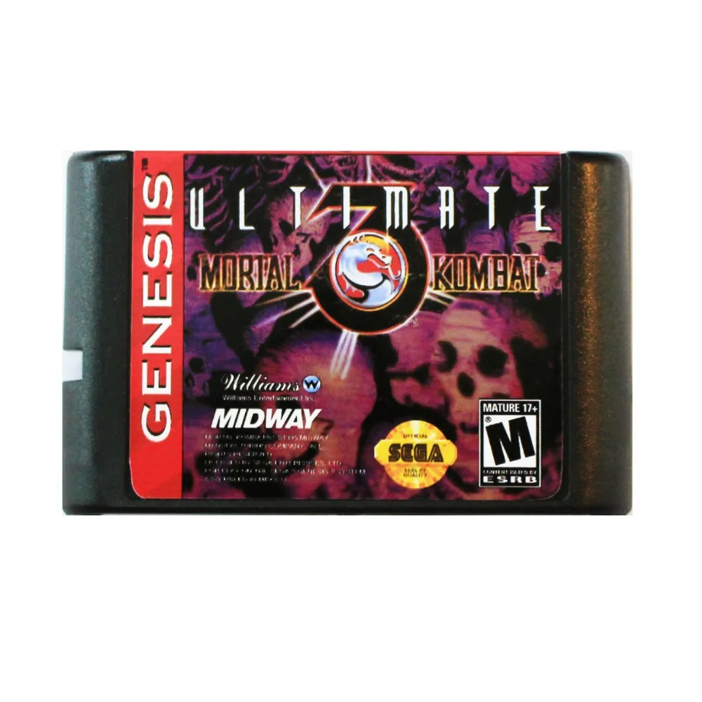 

Mortal Kombat 3 The Ultimate Fighting Game 16 bit MD Game Card For Sega Mega Drive For SEGA Genesis