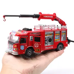 1:50 сплав инженерный транспорт 24-часовой аварийно-спасательных пожарная машина 119 модель автомобиля аварийно-спасательных крана
