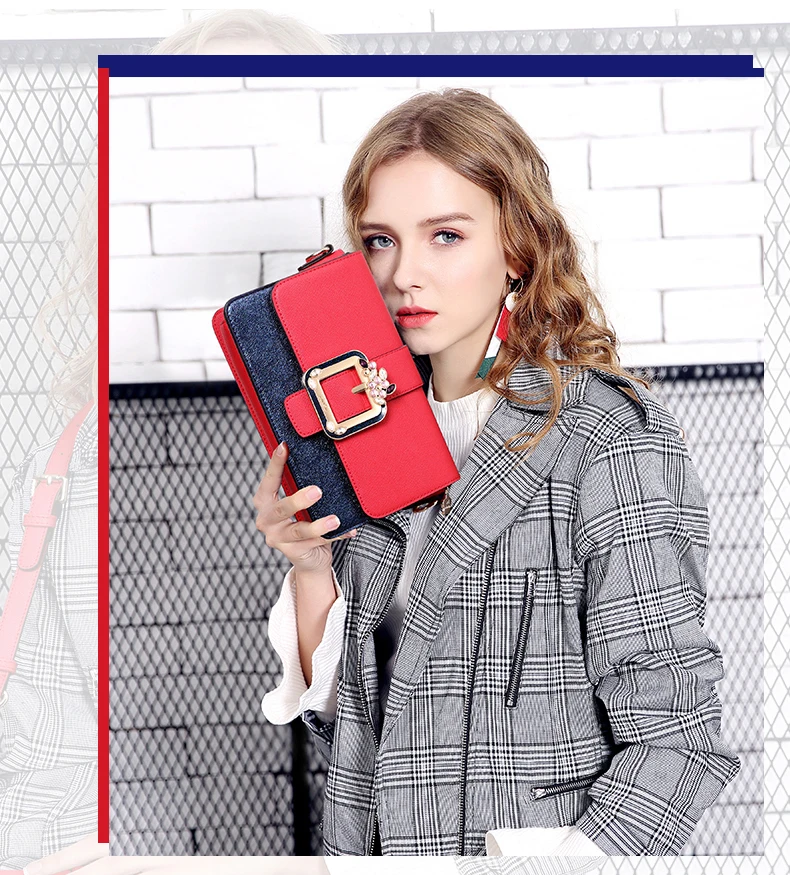 Just star women leather messenger bag 1