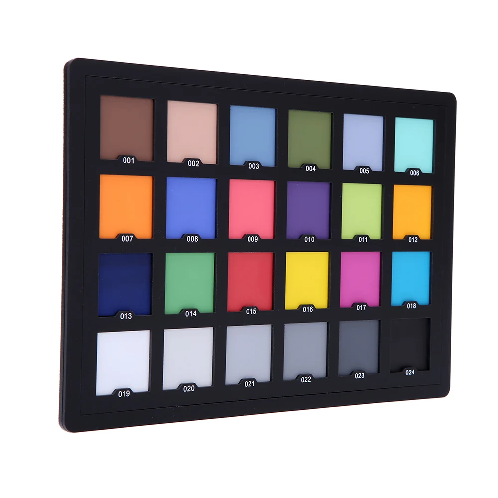 Professional 24 Color Card Test Color Balancing Card Palette Board for Superior Digital Correction Photography Accessories