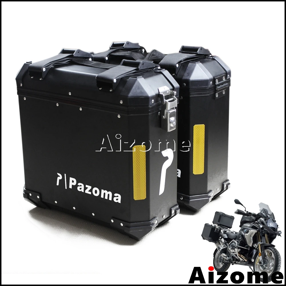 Мотоциклетная сумка задняя багажная черные боковые коробки 36L Чехлы для BMW Suzuki