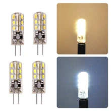 10pc/set 3W 5W SMD3014 G4 LED Lamp DC 12V 220V/ AC 12V 220V Silicone Bulb 24/32/48/64/104 LEDs replace 10W 30W 50W Halogen Light halogen light bulb 12v 5w 10w white