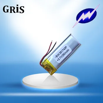 

Mp3 b152 model 351743 250MAH recording pen TX-50 point reading pen small toy headset Rechargeable Li-ion Cell