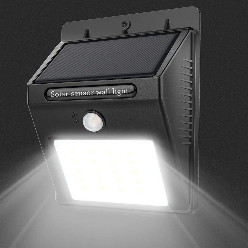 

20 leds Solar light Sensor LED Light With Dusk to Dawn Dark Sensing Auto On/Off Function