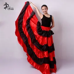 Фламенко юбка Цыганский фламенко Испания танец живота полиэстер танец живота юбка AU