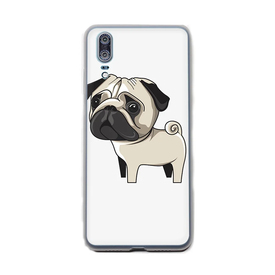 Чехол для Huawei P30 P9 P8 P10 P20 Lite Plus Pro MINI P Smart Otters Жесткий рук Мопса|Чехлы-накладки| |