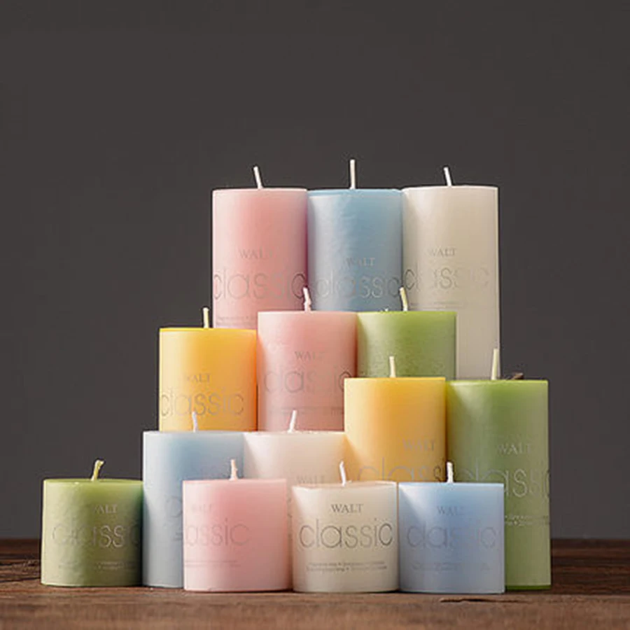 

Scented Candles Decorative Pillar Candlelight Smoke Free Tealight Sparklers for Weddings Birthday Party Romantic Holiday 5LZ024