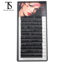 Thinkshow все Размеры Корея Slik 8-15 мм ресницы расширение Макияж Поддельные ресницы ручной Природный Индивидуальный ресницы