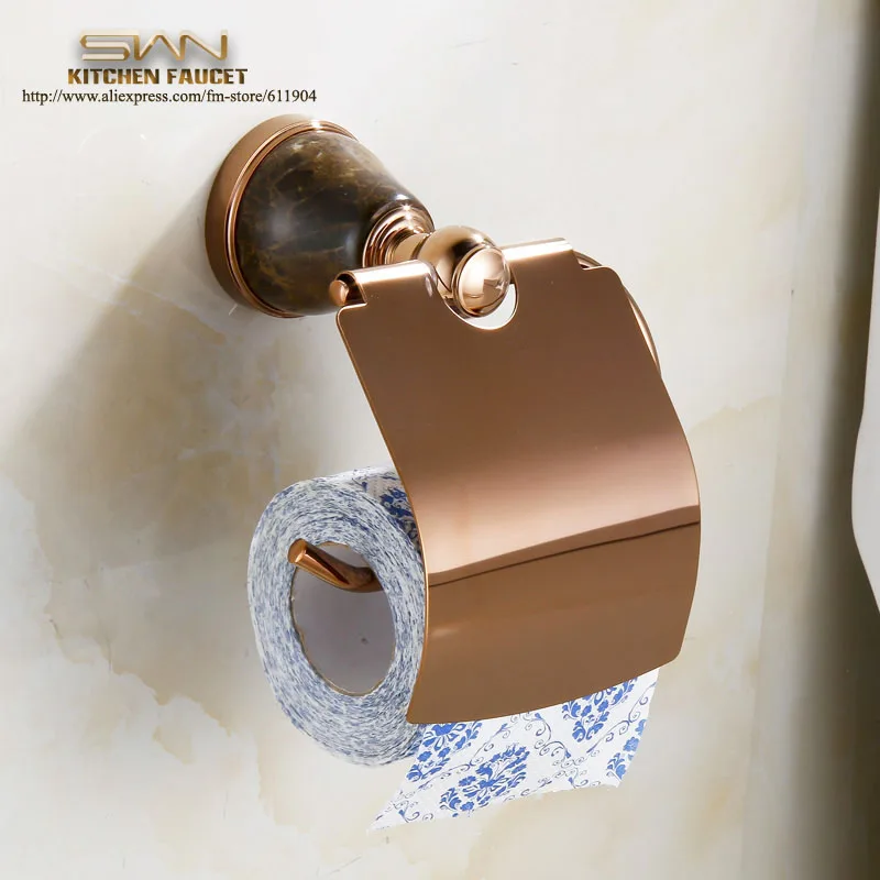 Free Shipping Luxury Rose Red with Stone Bathroom Toliet Tissue Paper paper Box Roll Holders bathroom