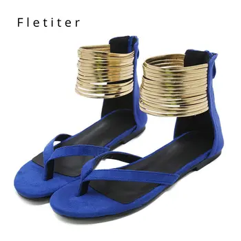 

Women Sandals Flip Flops 2019 New Gladiator Summer Fashion Rome Slip-On Non-slip Shoes Woman Slides Solid Casual Female Fletiter