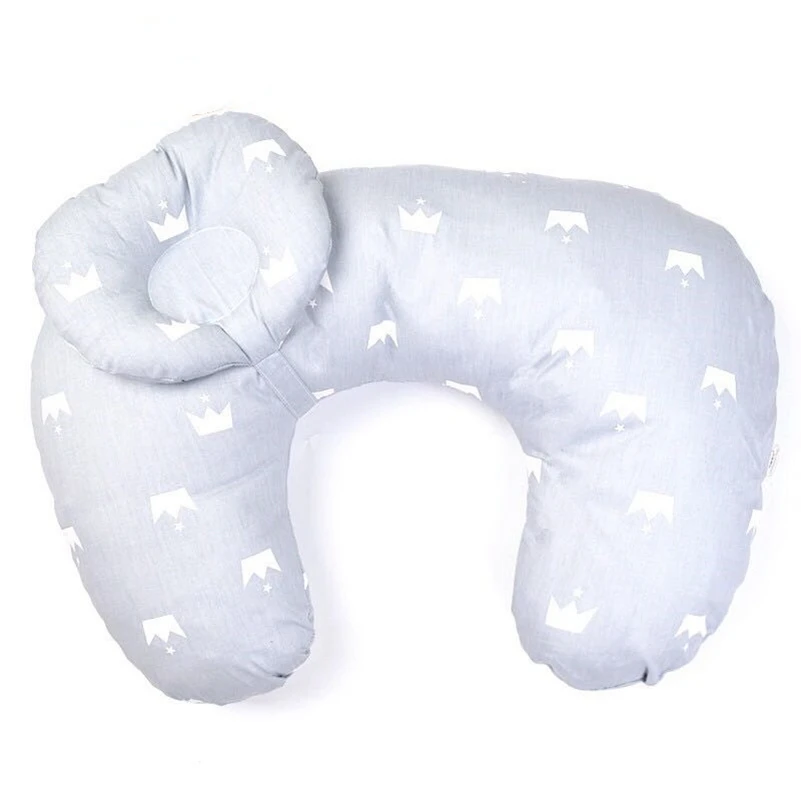 Детские подушки для кормления для беременных Грудное вскармливание подушку для обниматься П-образный 2 шт./компл. новорожденных хлопок Кормление талии подушка