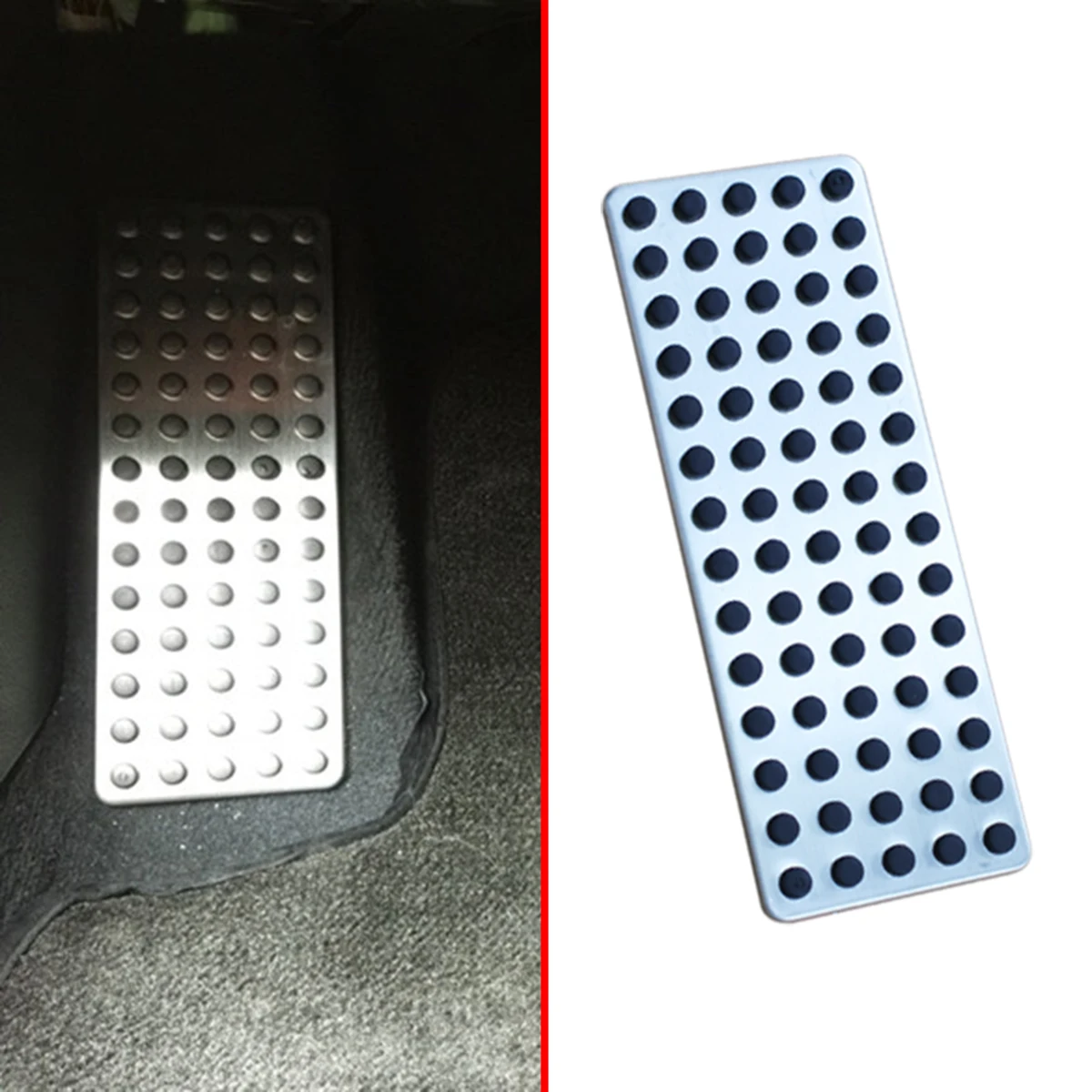 

Fit For Benz A C E CLA GLA GLK Class W176 A200 C117 W204 W205 C200 Accessories Foot Rest Pad Pedal Plate Cover Steel Decorate