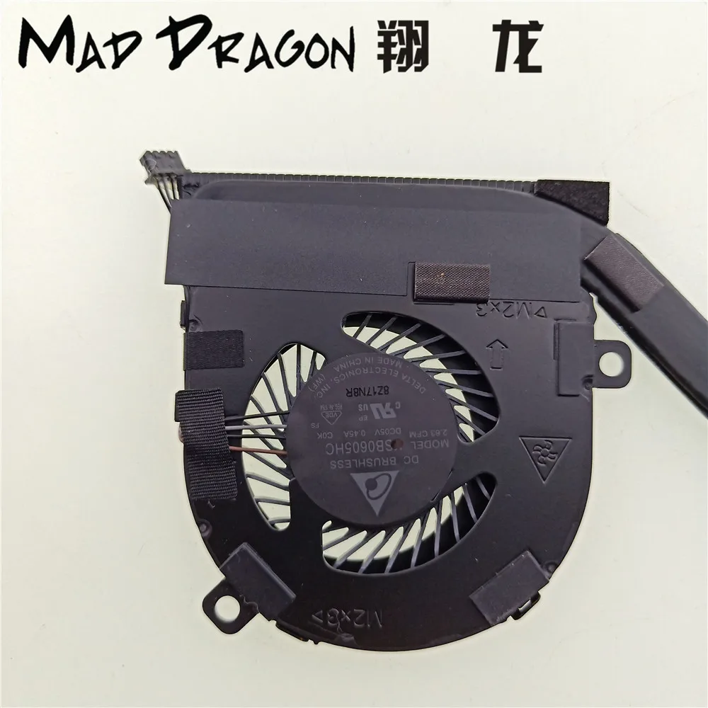MAD DRAGON ноутбук процессор радиатор ЦП вентилятор в сборе для Dell Latitude E7280 E7380 E7480 E7290 E7390 E7490 KM50T 0KM50T