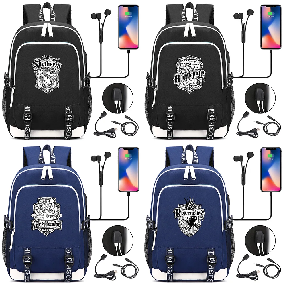 Magic Hegwig Shool Hogwarts наушники USB Jack для мальчиков и девочек школьная сумка женщин