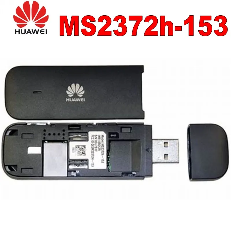 Dongle com Antena Desbloqueado Huawei Lte Usb 150mbps Datacard Vara Ms2372 Ms2372h-153 4g 2 Cheap Modems 3G