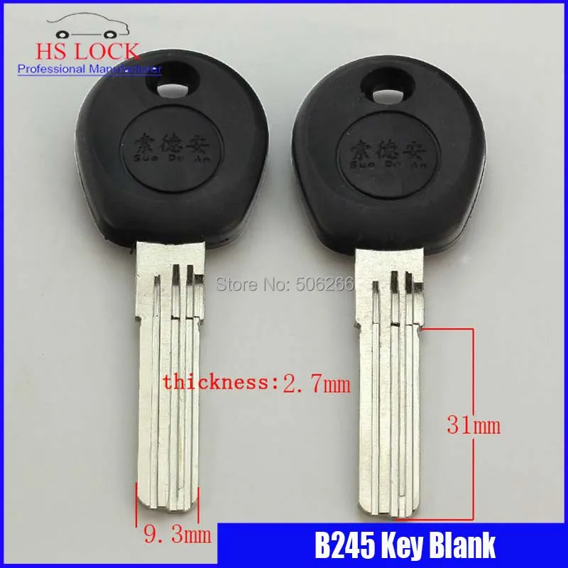 

embryo key wholesale shunfan left bath door key blank Civil key blank suit for Vertical key cutting machine B245
