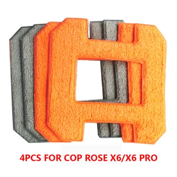 

Cop Rose Window Robot Cleaner Cleaning Pad Mopping Cloth Home Robot Vacuum Cleaner Window Cleaner Cleaning Pad For X6 4pcs/pack