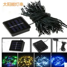 20M200 светодиодный S солнечный садовые светильники украшения узор 4 фон с изображением улицы ночного внутренний дворик цвет светодиодный фонарь строка огни