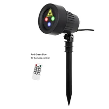 Christmas Laser Projector RGB Star lights Outdoor Garden Decoration Shower Holiday Lawn Lamp Waterproof Static Twinkle RF Remote