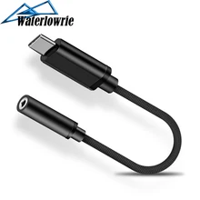 USB C до 3,5 разъем кабель для наушников Тип C до 3,5 мм AUX Наушники Адаптер для huawei mate 20 P20 pro Xiaomi Mi 6 8 аудио кабель