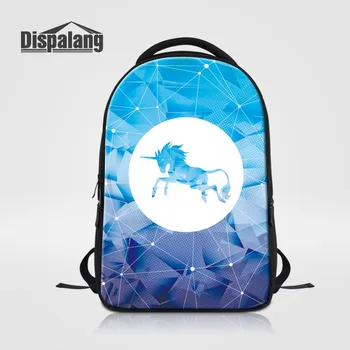

Dispalang Men Daily Backpacks For Laptop Pupil School Bag College Student School Book Bag Unicorn Daypack Women Travel Rucksack