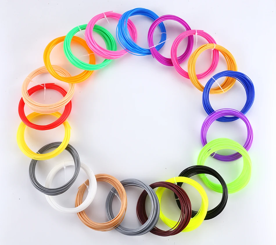 Filamento da Impressora Filamento de Impressão 3d para Impressora Novo Frete Grátis Peças - Lote 3d 5 m Pcs Cores 1.75mm Pla ou Caneta 20 5 High Quality Computador e Escritório