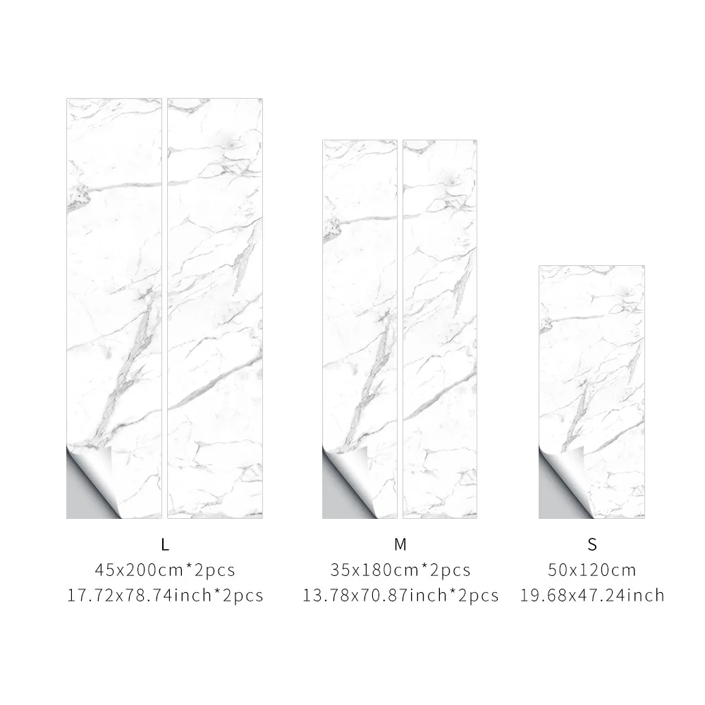 Самоклеющиеся наклейки для мебели для гардероба, экологически чистые мраморные Наклейки на стены, съемные водонепроницаемые домашние декоративные пленки TMA012 - Цвет: TMA001