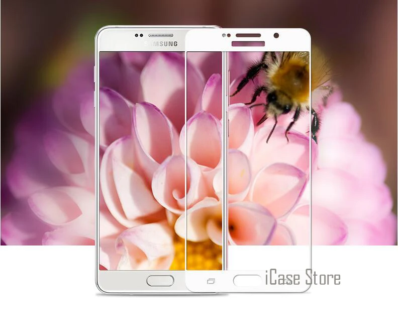 Полное покрытие цветное защитное закаленное Стекло Экран протектор для samsung Galaxy