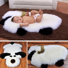 Коврик для альпинизма Имитация шерсти ковер детский животный коврик для спальни мягкий прикроватный одеяло