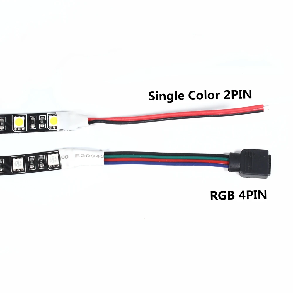 12 В постоянного тока Светодиодная лента 5050SMD 60 светодиодов/м черная печатная