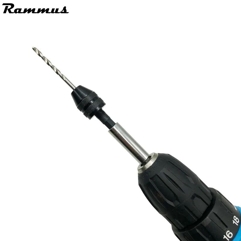 

0.3-3.6mm Electric Grinder Keyless Chuck Mini Drill Thread Clamp 0.3-3.6mm For Flexible Drill Shank Power Tool 6.35mm Shank