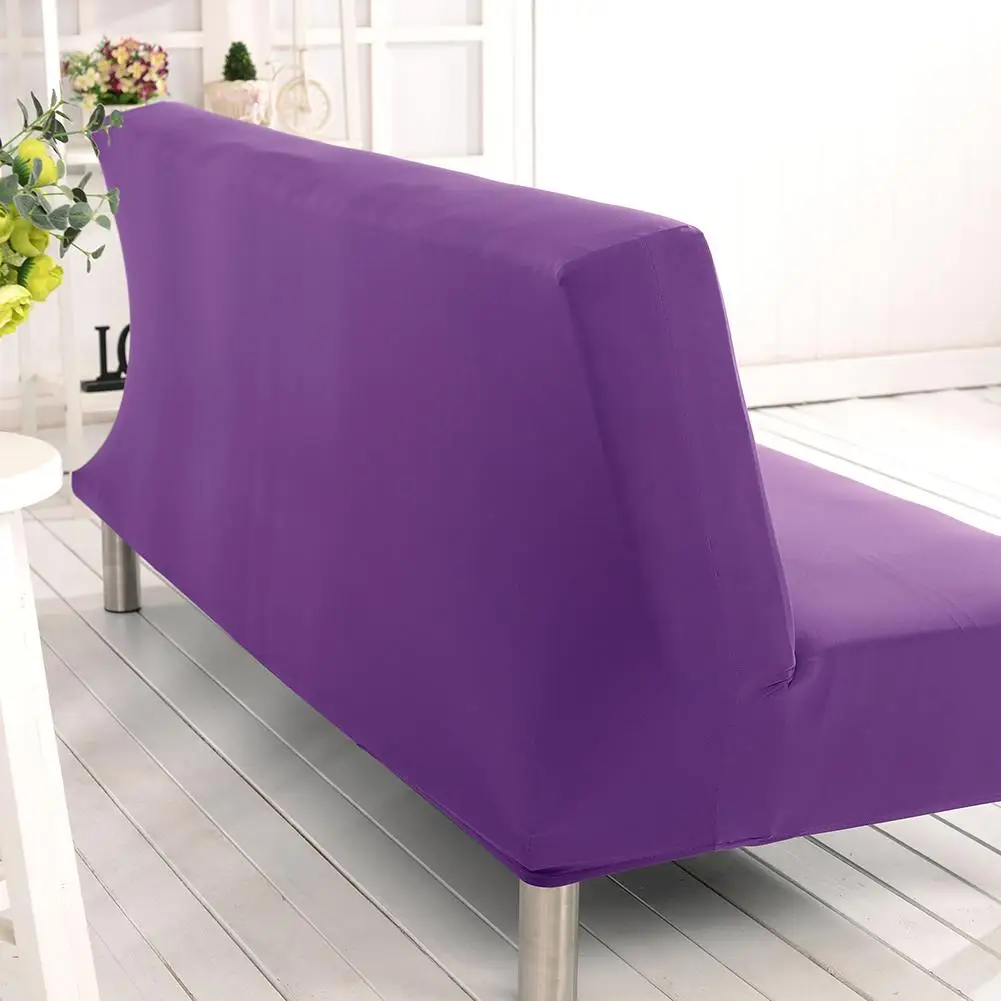  Sofa Bed Cover Solid Color Tight Wrap CoversAll-inclusive Folding Stretch Sofa Bed Protector Slipco