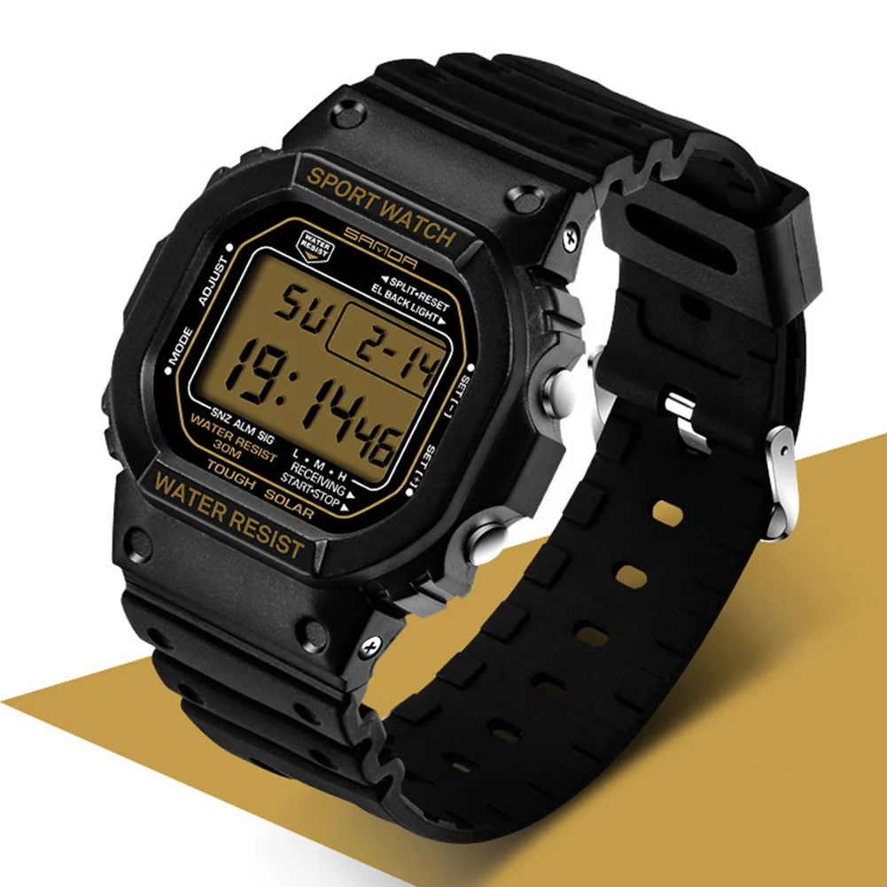 

Unisex Watch Digital Sports Chronograph Calendar Wristwatches Multifunction Backlight Men/Women Wrist Watch