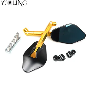 

Universal Motorcycle Scooters Racer Rearview Back Side View Mirror For Yamaha YZF R3 R1 R6 R25 MT09 TMAX530 Kawasaki z800 z1000