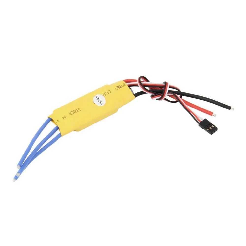 40A ESC для бесщеточного контроллера скорости двигателя для DIY RC вертолет