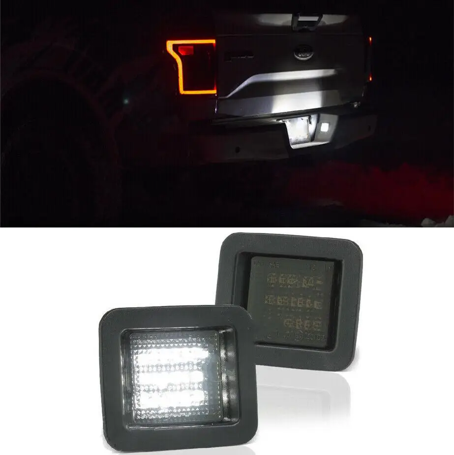 

Dragonpad For 2015-2018 Ford F150 High Power LED Smoke License Plate Light Bulb Assembly