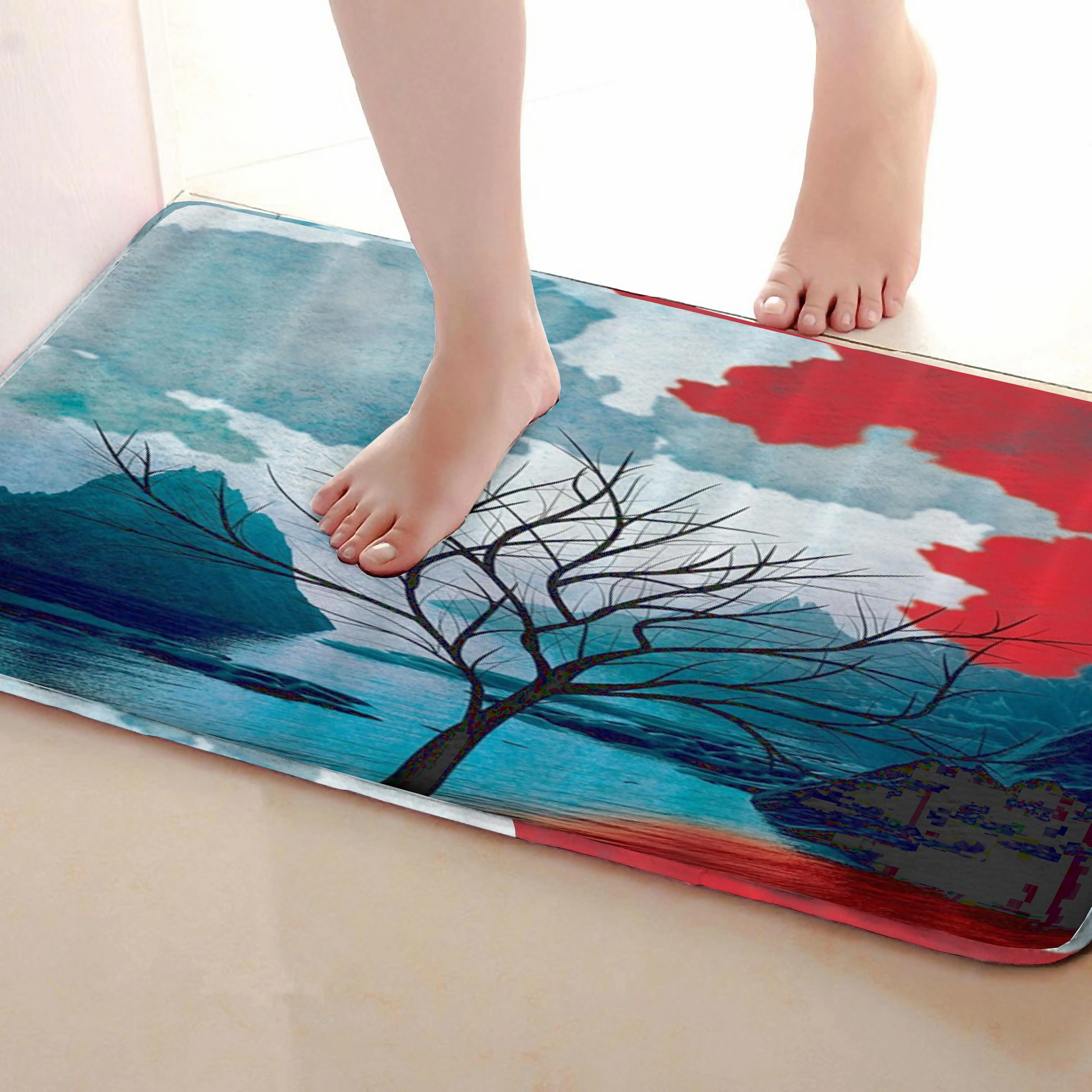 funny camping door mats