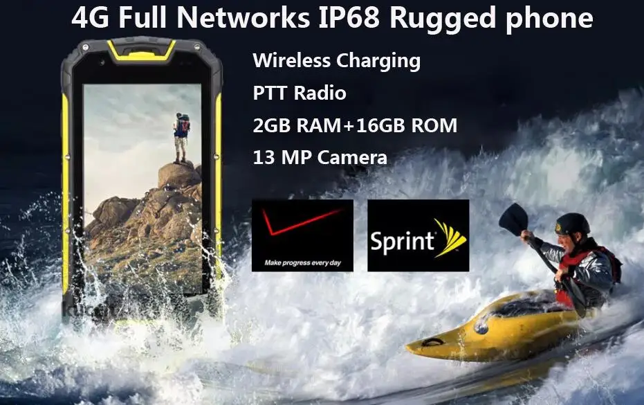 Открыл M9 M8 Android 5.1 PTT Радио MTK6573 IP68 прочный Водонепроницаемый телефон GPS 4 г FDD LTE cdma 2000 Беспроводной зарядное устройство 4700 мАч NFC