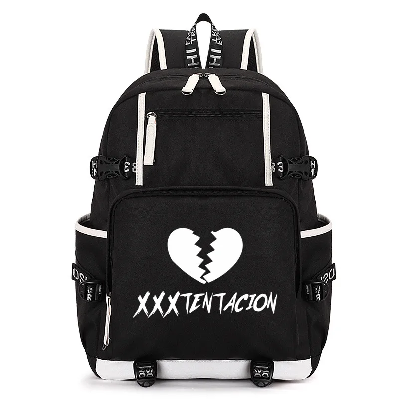 

Big Size Rapper Hip Hop Xxxtentacion Printed Backpack Multifunction Children Shool Bag Kids Book Rucksacks Action Toys Boy Gift