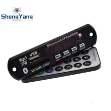 Новое поступление 1 шт. ShengYang беспроводной Bluetooth 12 в MP3 WMA декодер доска аудио модуль USB TF радио для автомобиля аксессуары
