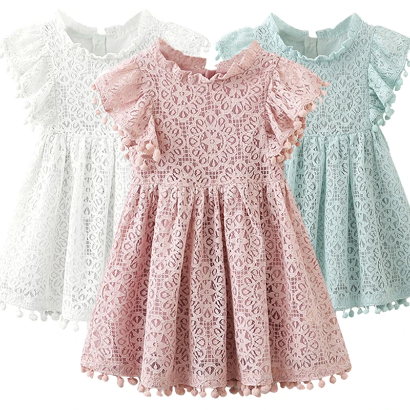 Kids Girl Ball Gown Dress NEW White Toddler Girl Summer Lace Dress 6 7 8 Year Princess Birthday Party Dress Children Clothing цена Kids Girl Ball Gown Dress NEW White Toddler Girl Summer Lace Dress 6 7 8 Year Princess Birthday Party Dress Children Clothing цены онлайн