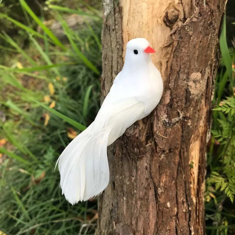 

Fake Bird MIni White Birds Artificial Foam Feathers Doves With Magnet,Birthday Party Decorations Kids,Wedding Favors And Gifts