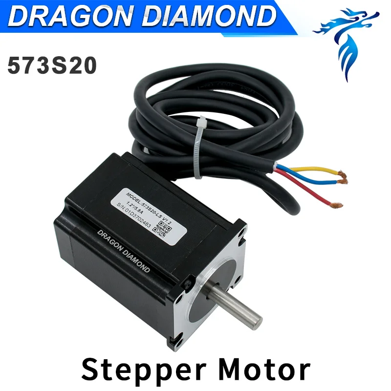 Leadshine 3-phase Digital Stepper Motor 573S15-L 24 Teeth 5.8A for NEMA23 Motor