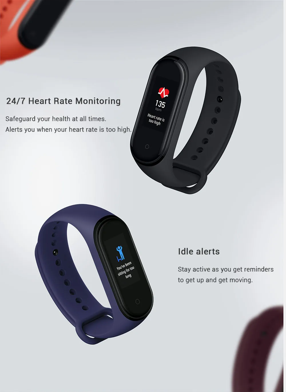 Глобальная версия Xiaomi mi Band 4 Smart mi Band 4 фитнес-трекер для измерения сердечного ритма браслет AMOLED цветной сенсорный экран водонепроницаемый браслет