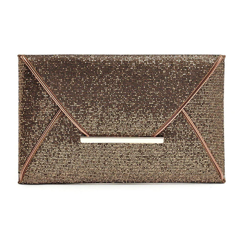 

Fashion Women Glitter Solid Evening Party Bag Ladies Tote Messenger Handbag